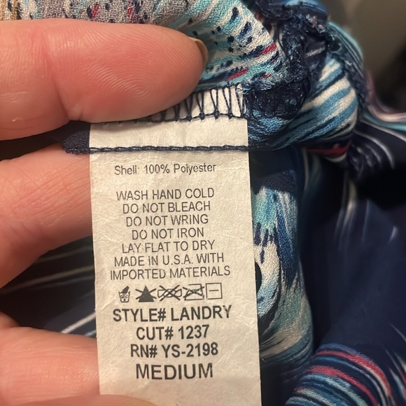 Buddy love blue feather tunic size medium - Picture 14 of 14